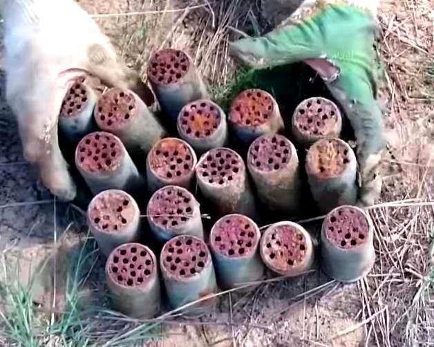 Чёрные копатели нашли необычные гильзы по местам боев Т-34 (2019)