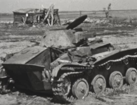 Хроника боев под Курском. Кадры публикуются впервые (1942)