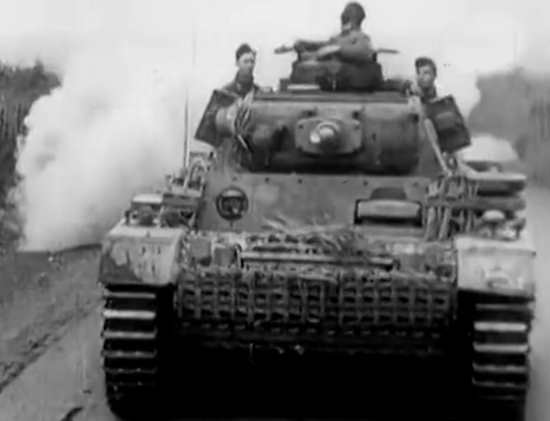 Личная кинохроника офицеров дивизии СС "Викинг" боев под Малгобеком. Разгром полка "Вестланд" (сентябрь 1942)