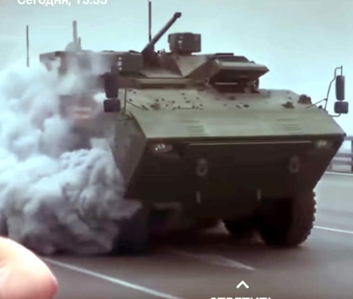 Почему новейший БТР "Бумеранг" опять загорелся? Ответ в видео заснятом на инфракрасную камеру (2020)