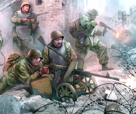 Штурмовка в Сталинграде - главное быстро захватить верхние этажи. Наконец-то озвучена фактическая тактика советских бойцов (2019)