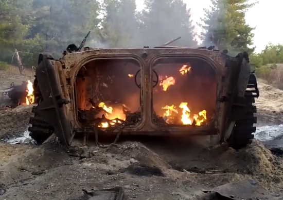 Уничтожены две БМП ВСУ - ВИДЕО. Украинский спецназ атакует границу России! (уже не обновляется, 2022)